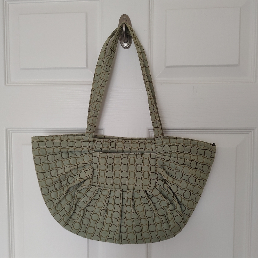 Maruca Handmade Bag Purse Boulder Colorado Mint Green Pastel Half Shell